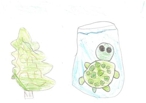 Gerzsenyi Elizabet, 4 éves - Karácsonyi teknősöm